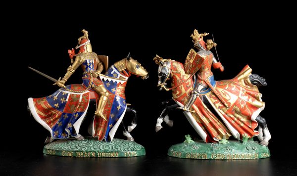 Lotto di quattro figure a cavallo  - Asta Militaria, Medaglie e Ordini Cavallereschi - Associazione Nazionale - Case d'Asta italiane