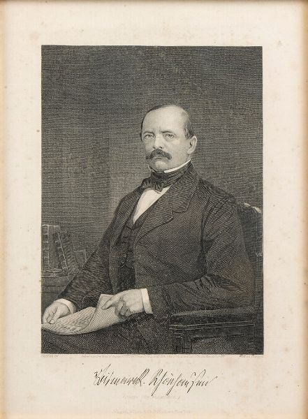 Lotto di due ritratti: Sir Arthur Wellesley, I duca di Wellington e Otto von Bi  - Asta Militaria, Medaglie e Ordini Cavallereschi - Associazione Nazionale - Case d'Asta italiane