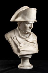 Grande busto di Napoleone  - Asta Militaria, Medaglie e Ordini Cavallereschi - Associazione Nazionale - Case d'Asta italiane