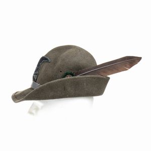 CAPPELLO DA TRUPPA  ARTGLIERIA ALPINA  - Asta Militaria, Medaglie e Ordini Cavallereschi - Associazione Nazionale - Case d'Asta italiane