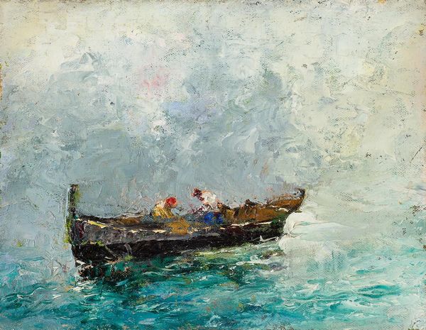 Leonardo Bazzaro (Milano, 1853 - 1937) : Pesca al Lago  - Asta Dipinti e sculture del XIX secolo - Associazione Nazionale - Case d'Asta italiane