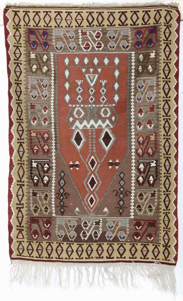 Kilim, anatolia inizio XX secolo  - Asta Tappeti - Associazione Nazionale - Case d'Asta italiane