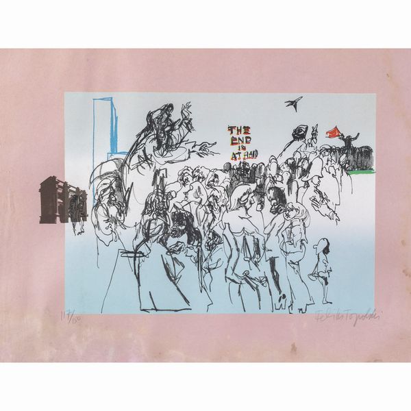 Feliks Topolski  - Asta Opere del XIX e XX secolo Web Only - Associazione Nazionale - Case d'Asta italiane