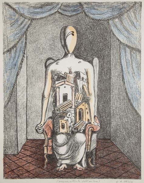 Giorgio de Chirico : Senza titolo  - Asta Grafica Internazionale e Multipli d'Autore - Associazione Nazionale - Case d'Asta italiane