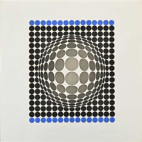 VICTOR VASARELY : Senza titolo (Presenza grafica)  - Asta Grafica Internazionale e Multipli d'Autore - Associazione Nazionale - Case d'Asta italiane