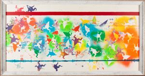 ALIGHIERO BOETTI : La natura, una faccenda ottusa  - Asta Grafica Internazionale e Multipli d'Autore - Associazione Nazionale - Case d'Asta italiane