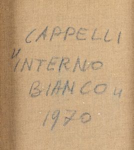 Giovanni Cappelli : Interno bianco  - Asta Arte Moderna e Contemporanea - Associazione Nazionale - Case d'Asta italiane