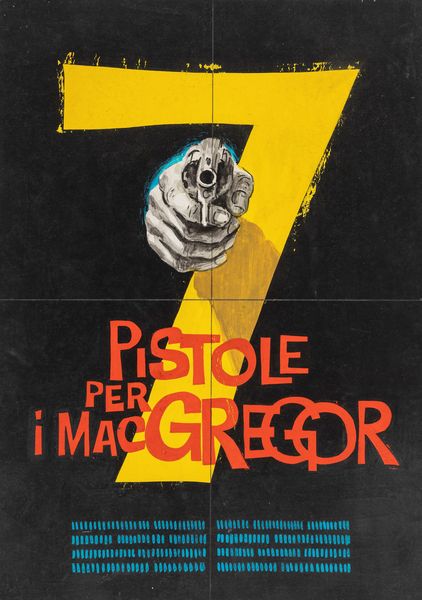 Michelangelo Papuzza : 7 pistole per i MacGregor  - Asta Bozzetti Cinematografici - Parte II / Asta a tempo - Associazione Nazionale - Case d'Asta italiane