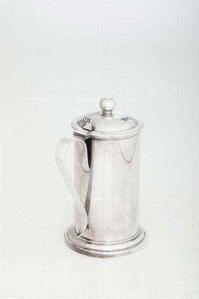 Tankard. Argenteria italiana del XX secolo, argentiere Massimo Milanese, Alessandria  - Asta Argenti - Associazione Nazionale - Case d'Asta italiane