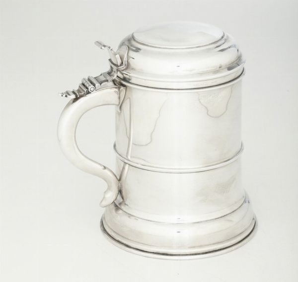 Tankard. Argenteria milanese del XX secolo, argentiere Faraone  - Asta Argenti - Associazione Nazionale - Case d'Asta italiane