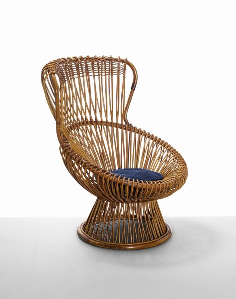 FRANCO ALBINI : Poltrona mod. Margherita  - Asta Design Lab - Associazione Nazionale - Case d'Asta italiane