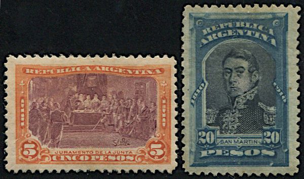 1910, Argentina, Centenary of the Republic  - Asta Filatelia - Associazione Nazionale - Case d'Asta italiane