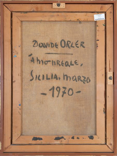 DAVIDE  ORLER : A Monreale  - Asta Asta a tempo di Arte Moderna e Contemporanea - Associazione Nazionale - Case d'Asta italiane