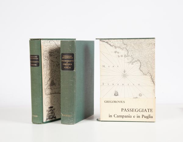 Ferdinand Gregorovius - Passeggiate Romane; Passeggiate in Campania e in Puglia (2 Volumi con incisioni originali)  - Asta Asta A Tempo - Libri d'arte, D'artista e Manifesti - Associazione Nazionale - Case d'Asta italiane