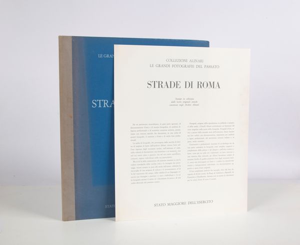 Strade di Roma. 6 Stampe in collotipia dalle lastre originali antiche conservate negli Archivi Alinari. Eseguite dalla Fratelli Alinari Stamperia d'Arte Firenze  - Asta Asta A Tempo - Libri d'arte, D'artista e Manifesti - Associazione Nazionale - Case d'Asta italiane