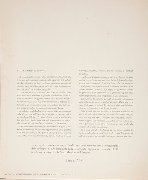 Strade di Roma. 6 Stampe in collotipia dalle lastre originali antiche conservate negli Archivi Alinari. Eseguite dalla Fratelli Alinari Stamperia d'Arte Firenze  - Asta Asta A Tempo - Libri d'arte, D'artista e Manifesti - Associazione Nazionale - Case d'Asta italiane