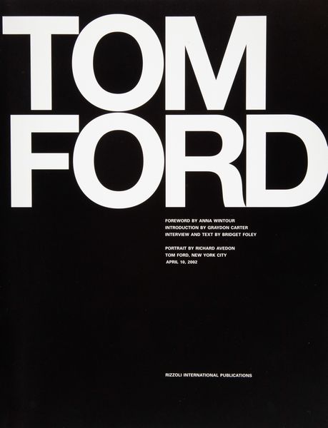 AA. VV. - Tom Ford  - Asta Asta A Tempo - Libri d'arte, D'artista e Manifesti - Associazione Nazionale - Case d'Asta italiane