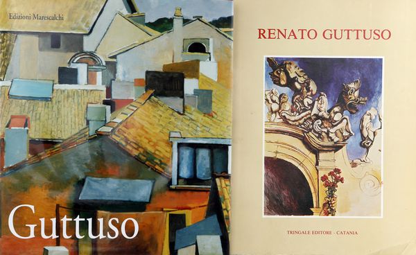 Enrico Crispolti / Massimo Duranti - Renato Guttuso. Dipinti e disegni 1932-1986, Edizioni Marescalchi, Bologna 1998; Franco Grasso - Renato Guttuso. Pittore di Bagheria, Tringale Editore, Catania 1982  - Asta Asta A Tempo - Libri d'arte, D'artista e Manifesti - Associazione Nazionale - Case d'Asta italiane