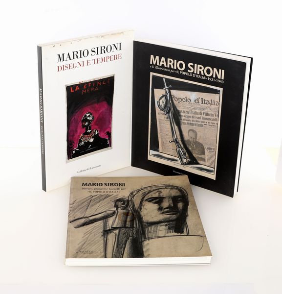 Fabio Benzi - Mario Sironi e le illustrazioni per il Popolo d'Italia 1921-1940, Catalogo della Mostra Villa Torlonia, Galleria Russo, Palombi Roma 2015; - Mario Sironi. Disegni, progetti e bozzetti per Il Popolo d'Italia, Galleria Russo, Manfredi Edizioni 2016; - Mario Sironi. Disegni e tempere. Dal Futurismo al dopoguerra, Galleria del Laooconte, Polistampa Firenze 2014  - Asta Asta A Tempo - Libri d'arte, D'artista e Manifesti - Associazione Nazionale - Case d'Asta italiane