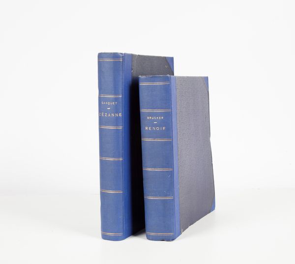 Lotto di 2 libri: Michel Drucker - Renoir. Editions Pierre Tisn Parigi 1944; Joachim Gasquet - Czanne. Nouvelle edition, Bernheim Parigi 1926  - Asta Asta A Tempo - Libri d'arte, D'artista e Manifesti - Associazione Nazionale - Case d'Asta italiane