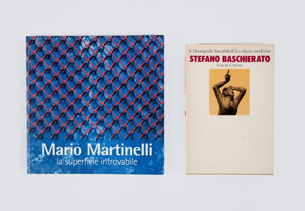 Gigi Peretti / Giorgio Segato - Stefano Baschierato  (Con dedica autografa del Maestro Stefano Baschierato datata Febbraio 1982)  - Asta Asta A Tempo - Libri d'arte, D'artista e Manifesti - Associazione Nazionale - Case d'Asta italiane