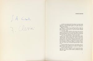 Petronio Arbitrio - Satiricon. Illustrato con Tavole da Fabrizio Clerici e G.A. Cibotto. Con firme autografe del Maestro Clerici e di Cibotto  - Asta Asta A Tempo - Libri d'arte, D'artista e Manifesti - Associazione Nazionale - Case d'Asta italiane