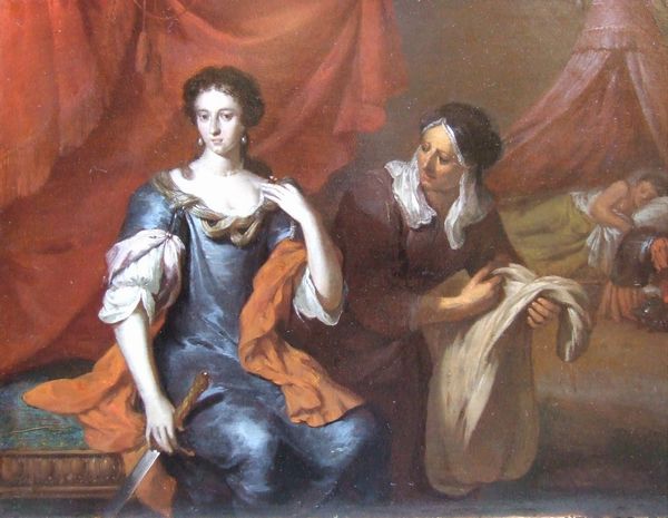 Gerard Hoet : Ritratto di gentildonna in veste di Giuditta  - Asta Dipinti Antichi - Associazione Nazionale - Case d'Asta italiane