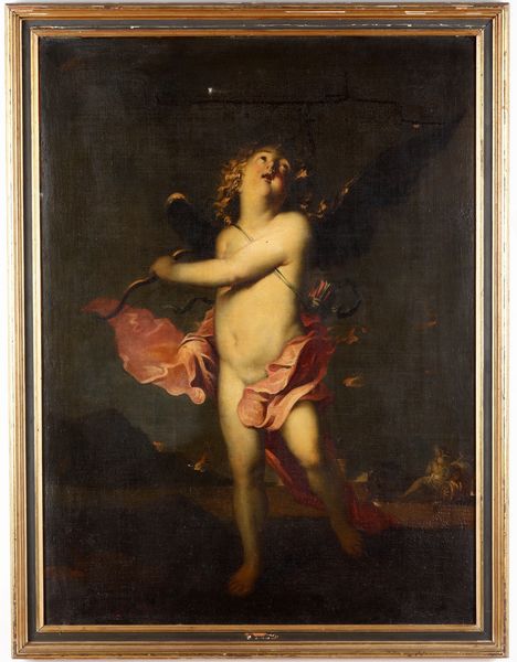 Antoon van Dyck, copia da : Cupido e Nettuno  - Asta Dipinti Antichi - Associazione Nazionale - Case d'Asta italiane