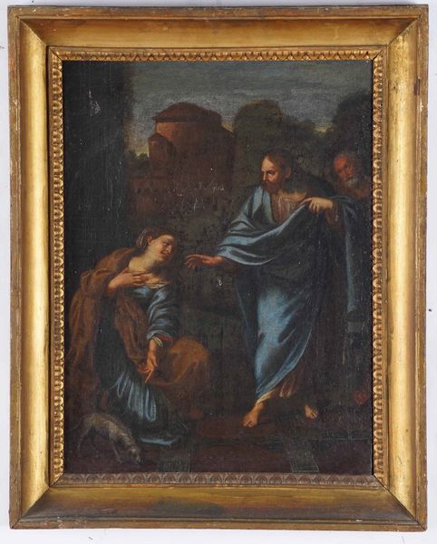 Annibale Carracci, copia da : Noli me tangere  - Asta Dipinti Antichi - Associazione Nazionale - Case d'Asta italiane