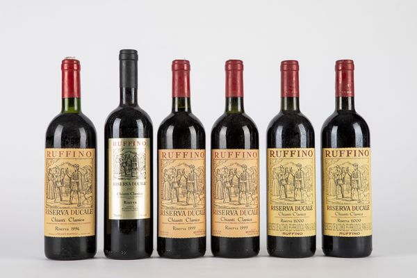 Toscana : Ruffino Chianti Classico Riserva Ducale (6 BT)  - Asta Vini / Asta a tempo - Associazione Nazionale - Case d'Asta italiane