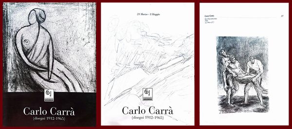 Carlo CARRÀ : Don Chisciotte ferito  - Asta Arte moderna e contemporanea  - Associazione Nazionale - Case d'Asta italiane
