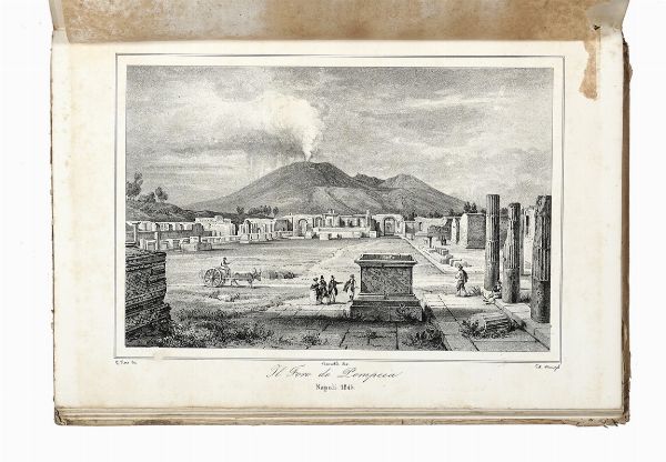 GIAMBATTISTA AJELLO : Napoli e i luoghi celebri delle sue vicinanze. Volume I (-II).  - Asta Libri, autografi e manoscritti - Associazione Nazionale - Case d'Asta italiane