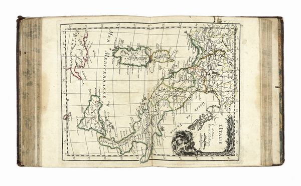 GEORGES LOUIS LE ROUGE : Atlas Nouveau Portatif a l'Usage des Militaires, et du Voyageur Contenant 91 Cartes Dressees sur les Nouvelles Observations...  - Asta Libri, autografi e manoscritti - Associazione Nazionale - Case d'Asta italiane