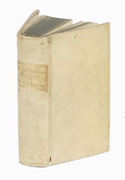 Niccol Machiavelli : Disputationum de republica, quas discursus nuncupauit, libri III.  - Asta Libri, autografi e manoscritti - Associazione Nazionale - Case d'Asta italiane