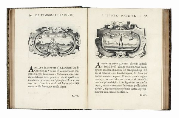 SILVESTRO PIETRASANTA : De symbolis heroicis libri IX.  - Asta Libri, autografi e manoscritti - Associazione Nazionale - Case d'Asta italiane