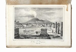 GIAMBATTISTA AJELLO : Napoli e i luoghi celebri delle sue vicinanze. Volume I (-II).  - Asta Libri, autografi e manoscritti - Associazione Nazionale - Case d'Asta italiane