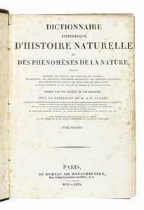 FLIX-EDOUARD GUERIN-MNEVILLE : Dictionnaire pittoresque d'histoire naturelle et des phnomnes de la nature, contenant l'histoire des animaux, des vgtaux [...]. Tome premier (-neuvime).  - Asta Libri, autografi e manoscritti - Associazione Nazionale - Case d'Asta italiane