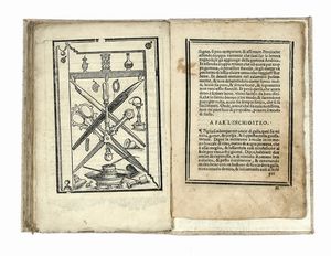 GIOVANNI BATTISTA PALATINO : Compendio del gran volume dell'arte del bene, & leggiadramente scrivere tutte le sorti di lettere e caratteri.  - Asta Libri, autografi e manoscritti - Associazione Nazionale - Case d'Asta italiane