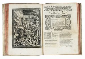 Torquato Tasso : La Gierusalemme liberata [...] con le figure di Bernardo Castello; e le Annotationi di Scipio Gentili, e di Giulio Guastavini.  - Asta Libri, autografi e manoscritti - Associazione Nazionale - Case d'Asta italiane