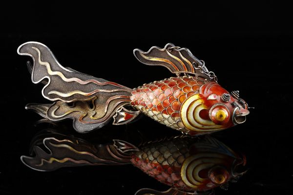 Arte Cinese : Pesce cloisonn. Cina, dinastia Qing, inizio XX secolo.  - Asta Asta 437 | ARTE ORIENTALE - ARTE ORIENTALE DA COLLEZIONI PRIVATE ITALIANE Online - Associazione Nazionale - Case d'Asta italiane