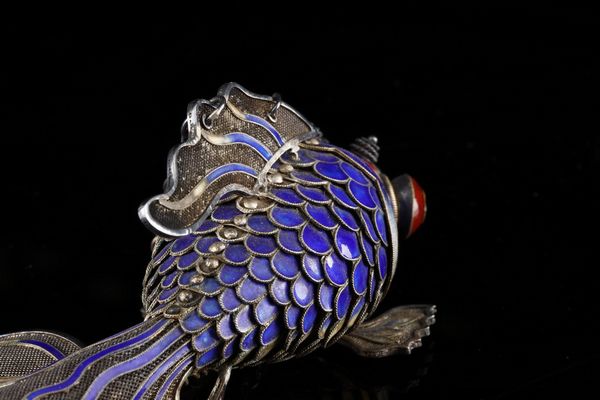 Arte Cinese : Pesce cloisonn. Cina, dinastia Qing, inizio XX secolo.  - Asta Asta 437 | ARTE ORIENTALE - ARTE ORIENTALE DA COLLEZIONI PRIVATE ITALIANE Online - Associazione Nazionale - Case d'Asta italiane