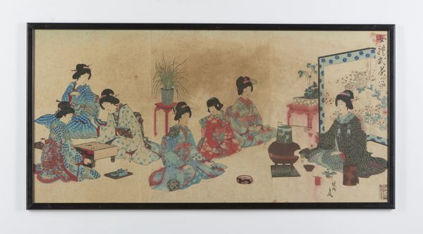 CHIKANOBU TOYOHARA (1838 - 1912) : Cinque stampe dalla serie customs and manners of women.  - Asta Asta 437 | ARTE ORIENTALE - ARTE ORIENTALE DA COLLEZIONI PRIVATE ITALIANE Online - Associazione Nazionale - Case d'Asta italiane