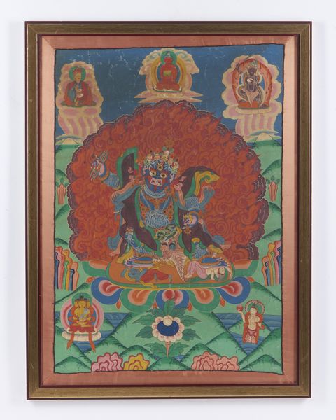 Arte Himalayana : Tangka in tessuto raffigurante divinit irata.Tibet-Nepal, XX secolo.  - Asta Asta 437 | ARTE ORIENTALE - ARTE ORIENTALE DA COLLEZIONI PRIVATE ITALIANE Online - Associazione Nazionale - Case d'Asta italiane