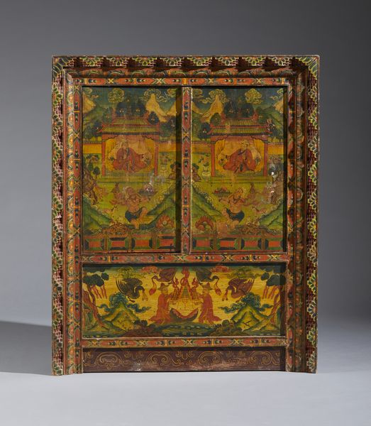 Arte Himalayana : Credenza tibetana in legno.Tibet, fine XIX secolo.  - Asta Asta 437 | ARTE ORIENTALE - ARTE ORIENTALE DA COLLEZIONI PRIVATE ITALIANE Online - Associazione Nazionale - Case d'Asta italiane