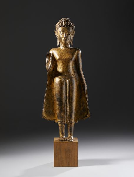 Arte Sud-Est Asiatico : Fusione in bronzo a patina bruna raffigurante Buddha. Tailandia Ayutthaya, XVII sec.  - Asta Asta 437 | ARTE ORIENTALE - ARTE ORIENTALE DA COLLEZIONI PRIVATE ITALIANE Online - Associazione Nazionale - Case d'Asta italiane