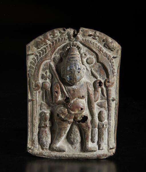 Arte Indiana : Una grande placca Veerabhadra in rame sbalzato India Meridionale, XVIII secolo  - Asta Asta 437 | ARTE ORIENTALE - ARTE ORIENTALE DA COLLEZIONI PRIVATE ITALIANE Online - Associazione Nazionale - Case d'Asta italiane