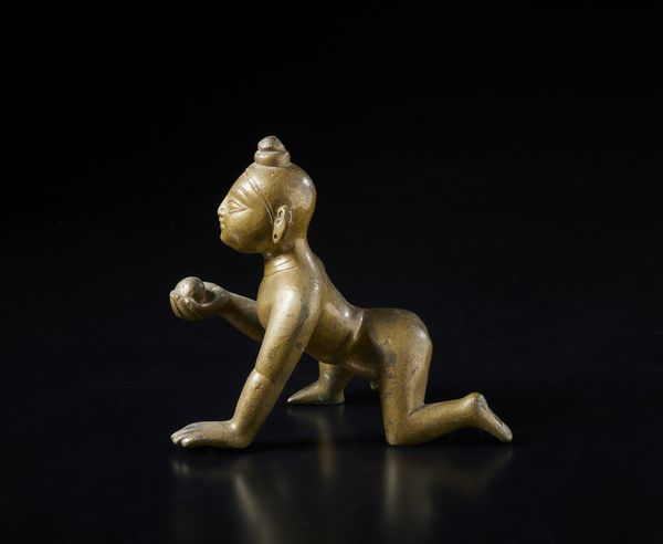 Arte Indiana : Figura in bronzo raffigurante Balakrishna. India, XIX sec.  - Asta Asta 437 | ARTE ORIENTALE - ARTE ORIENTALE DA COLLEZIONI PRIVATE ITALIANE Online - Associazione Nazionale - Case d'Asta italiane