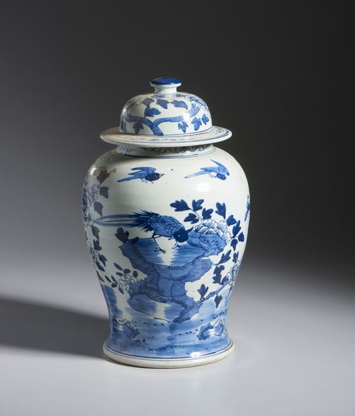 Arte Cinese : Potiche in porcellana bianco e blu.Cina, Dinastia Qing, XIX sec.  - Asta Asta 437 | ARTE ORIENTALE - ARTE ORIENTALE DA COLLEZIONI PRIVATE ITALIANE Online - Associazione Nazionale - Case d'Asta italiane