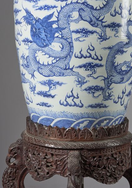 Arte Cinese : Grande vaso a balaustro. Cina, Dinastia Qing, XIX sec.  - Asta Asta 437 | ARTE ORIENTALE - ARTE ORIENTALE DA COLLEZIONI PRIVATE ITALIANE Online - Associazione Nazionale - Case d'Asta italiane