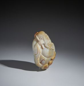 Arte Cinese : Intaglio in agata finemente inciso raffigurante Saggio. Cina, XX secolo.  - Asta Asta 437 | ARTE ORIENTALE - ARTE ORIENTALE DA COLLEZIONI PRIVATE ITALIANE Online - Associazione Nazionale - Case d'Asta italiane